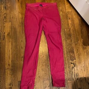 HUE Magenta Skinny Pants
